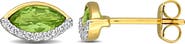 Julianna B. Gemstone & Diamond Stud Earrings 14k