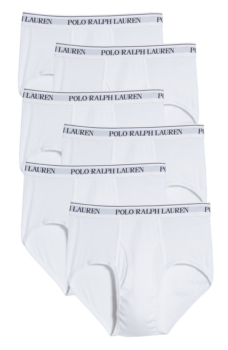 Polo Ralph Lauren 6-Pack Classic Fit Cotton Briefs, Alternate, color, 