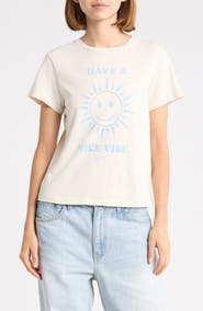 Re/Done Nice Vibes Graphic Tee