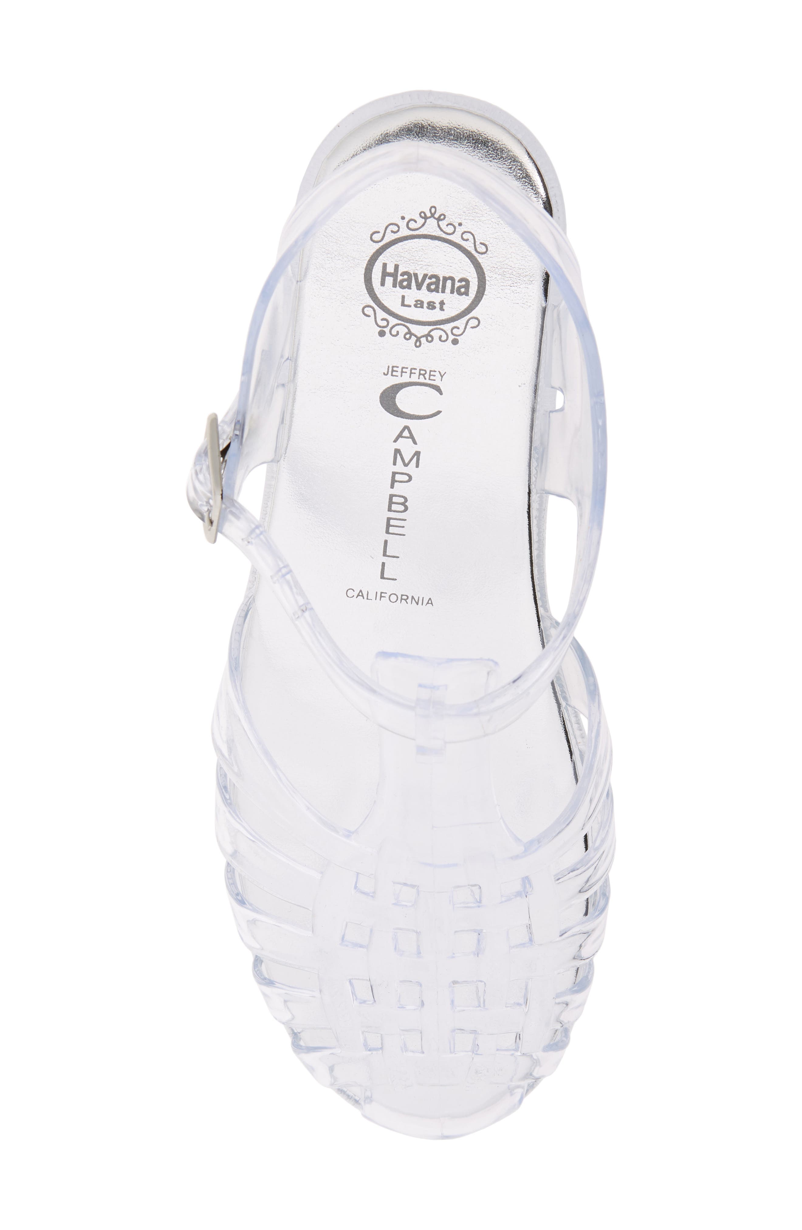 Gelly Sandal, Alternate, color, CLEAR