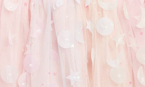 Doe A Dear Kids' Moon & Star Embellished Tutu Skirt In Pink