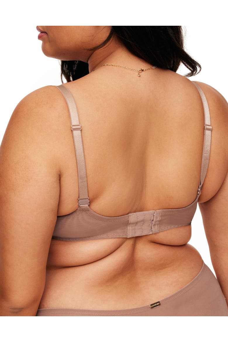 Chelsi Unlined Demi Bra, Alternate, color, Medium beige