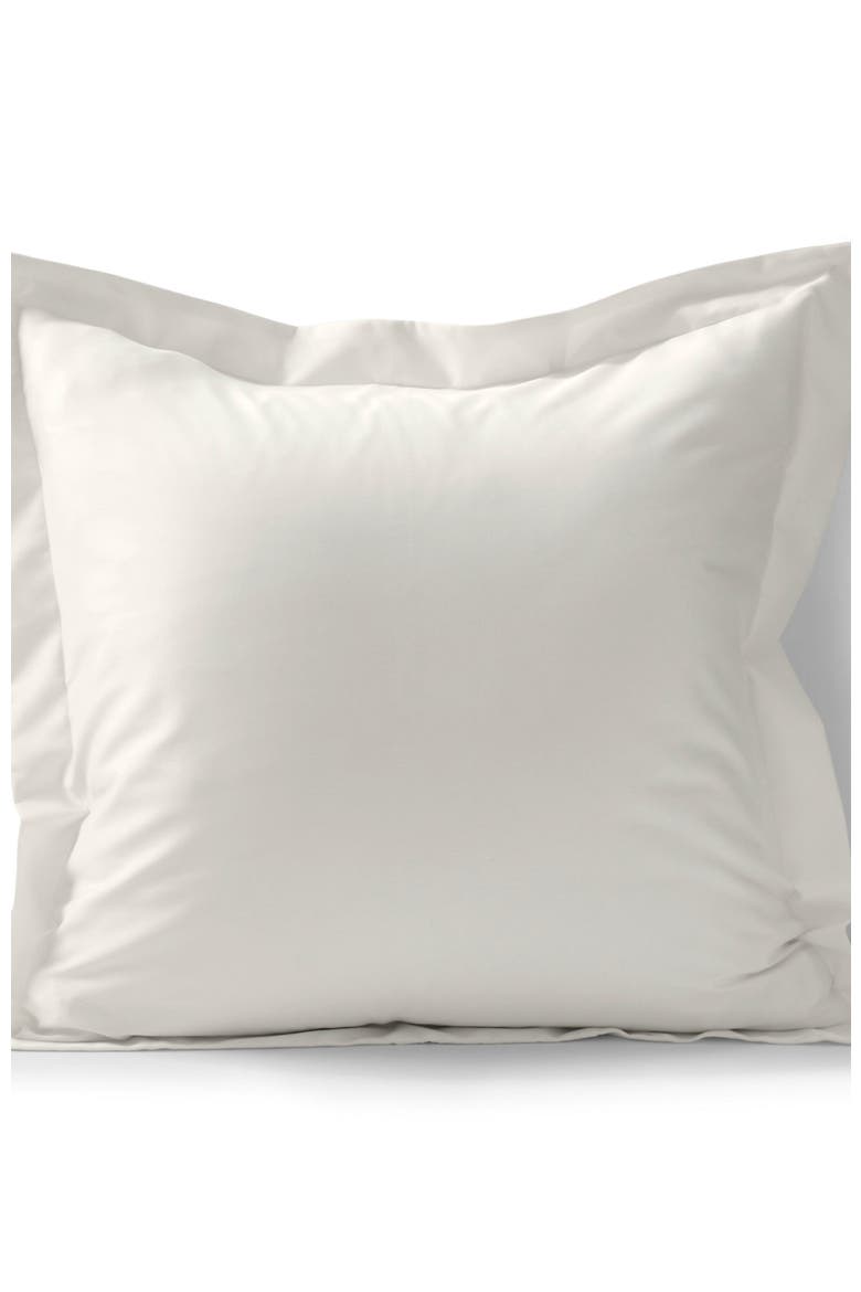 400 Thread Count Premium Supima Cotton No Iron Sateen Pillow Sham, Alternate, color, Ivory