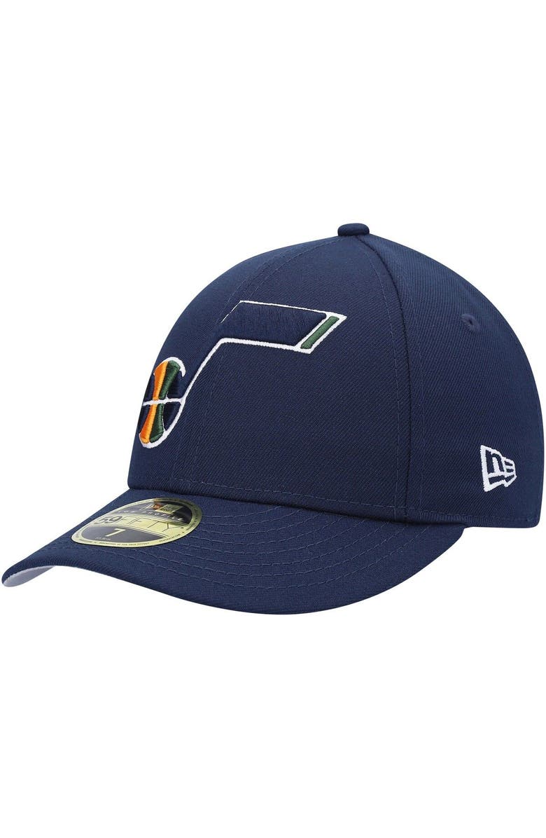 New Era Men's New Era Navy Utah Jazz Team Low Profile 59FIFTY Fitted Hat, Main, color, 