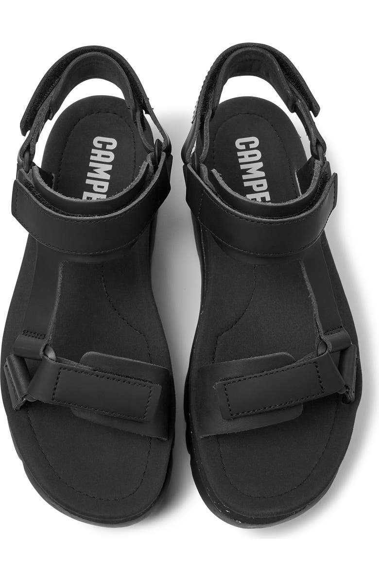 Camper Oruga Up Sport Sandal, Alternate, color, Black/ Black