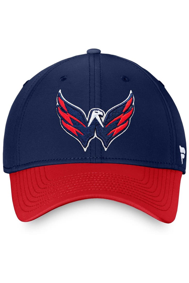 Men's Fanatics Branded Navy Washington Capitals Core Primary Logo Flex Hat, Alternate, color, Navy