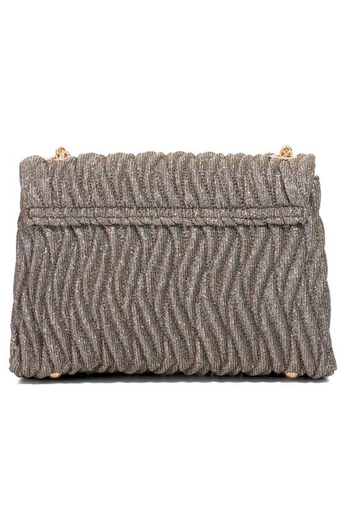 Dune London Darling Matelassé Suede Crossbody Bag In Brown