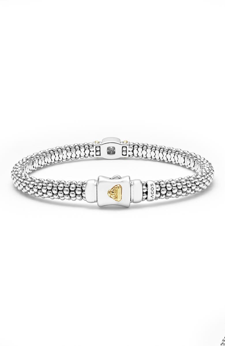 LAGOS Rittenhouse Pavé Diamond Bracelet, Alternate, color, Silver