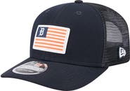 New Era Men's New Era Navy Detroit Tigers Flag 9SEVENTY Stretch-Snap Hat