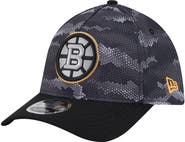 New Era Men's New Era Black Boston Bruins Zero Dark 39THIRTY Flex Hat