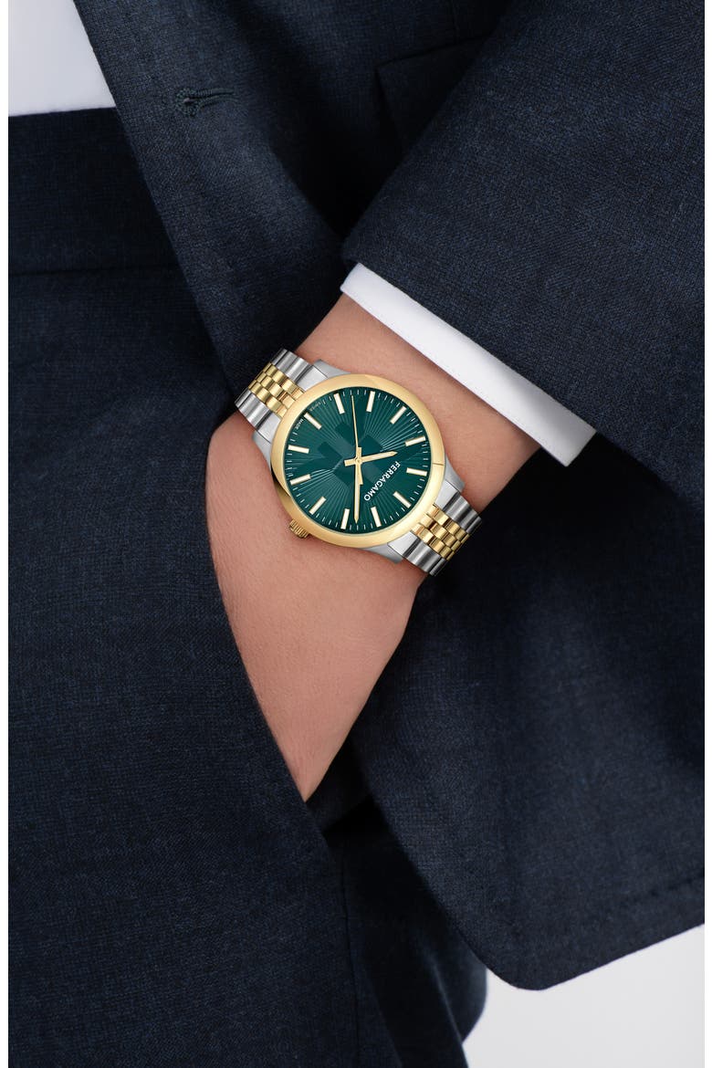 Duo Two-Tone Bracelet Watch, 40mm, Alternate, color, TWO TONE