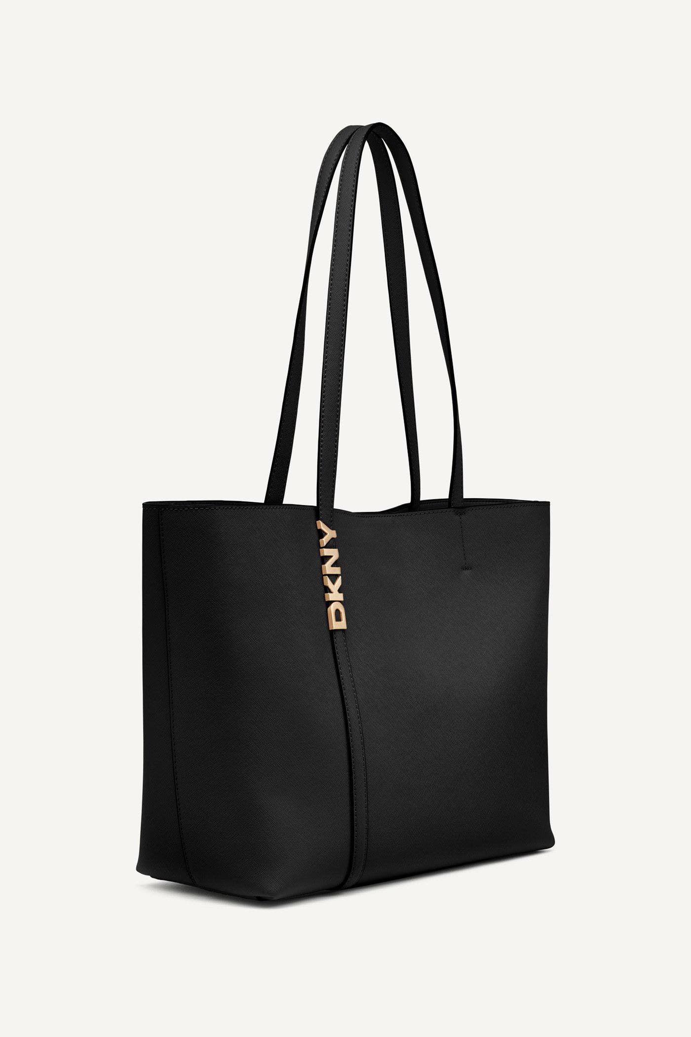 DKNY Avril Tote Bag, Alternate, color, Black/Gold