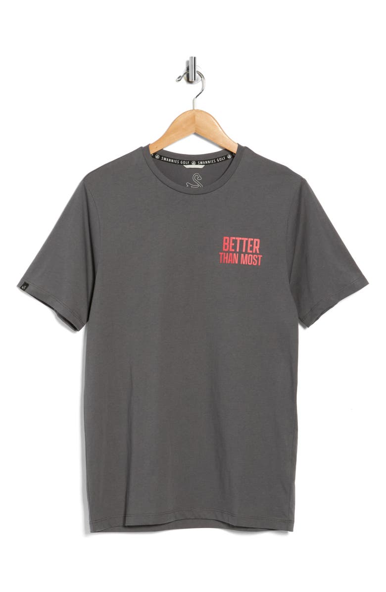 Swannies Better Than Most Cotton Blend T-Shirt, Alternate, color, Grey