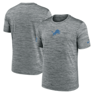 Nike Men's Nike Gray Detroit Lions Big & Tall Sideline Velocity Performance T-Shirt