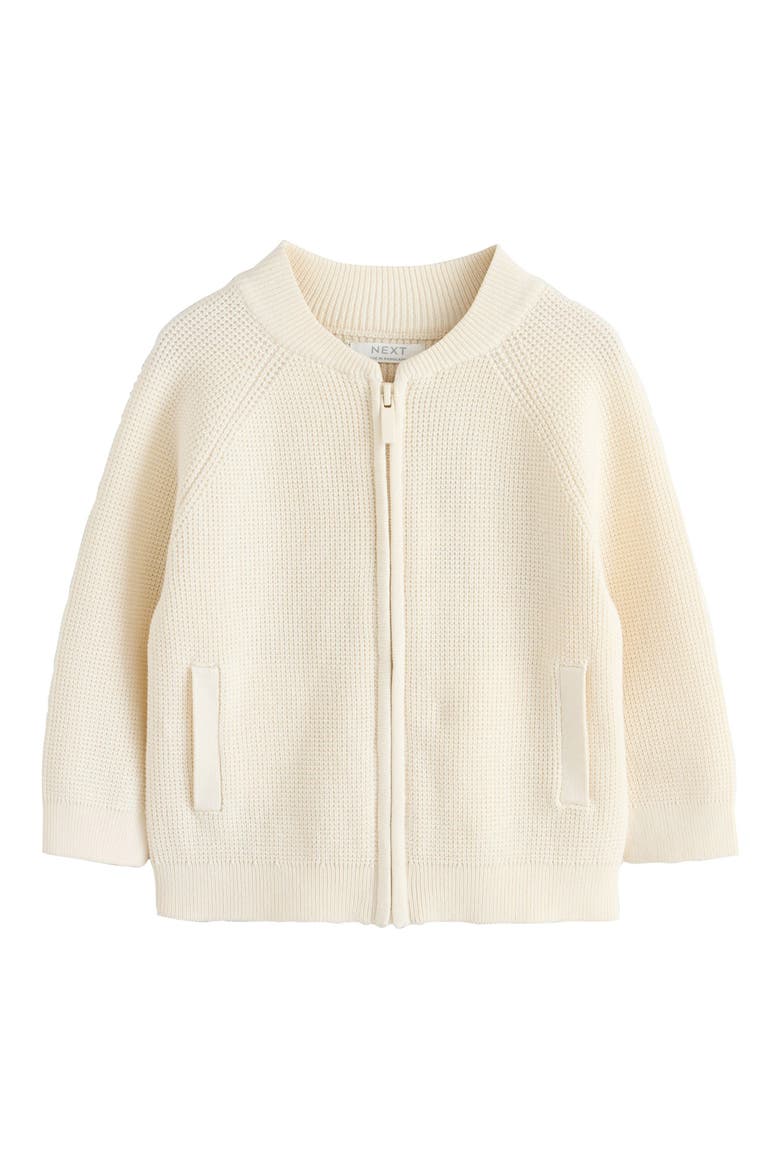 Kids' Knit Bomber Jacket, Main, color, NEUTRAL