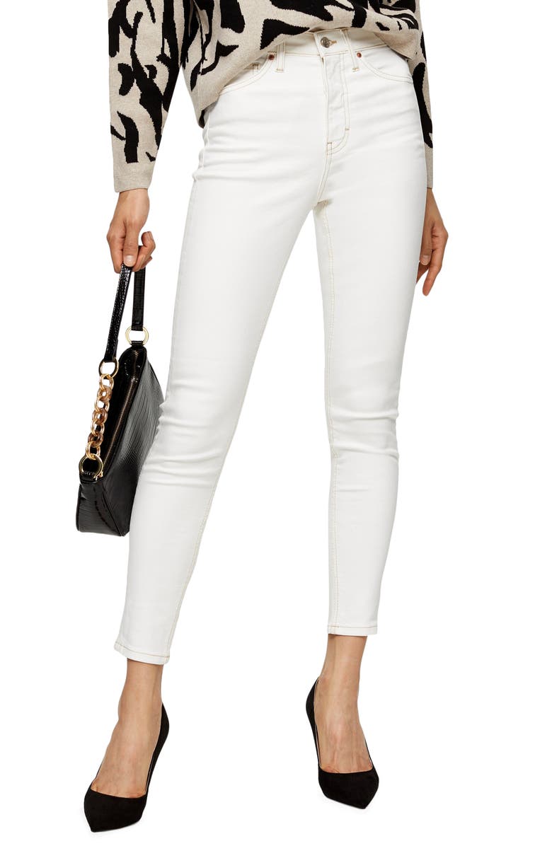 Topshop Jamie High Waist Skinny Jeans, Main, color, 