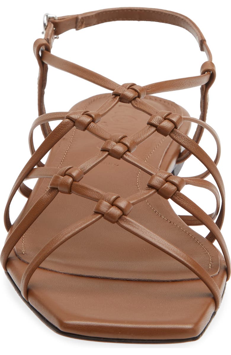 aeyde Anisa Sandal, Alternate, color, Tobacco