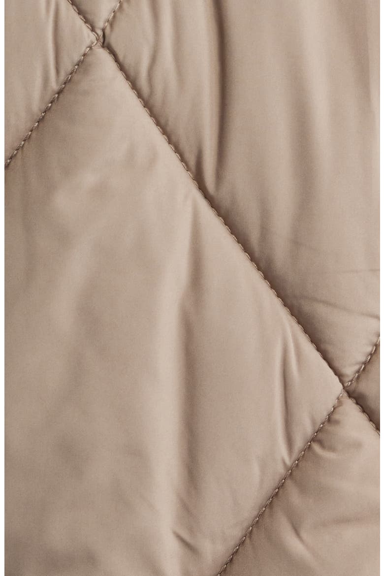 Bren Quilted Puffer Coat, Alternate, color, DUSTY TAUPE