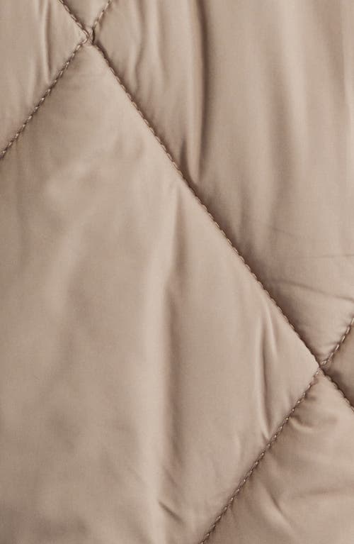 Bernardo Bren Quilted Puffer Coat In Brown