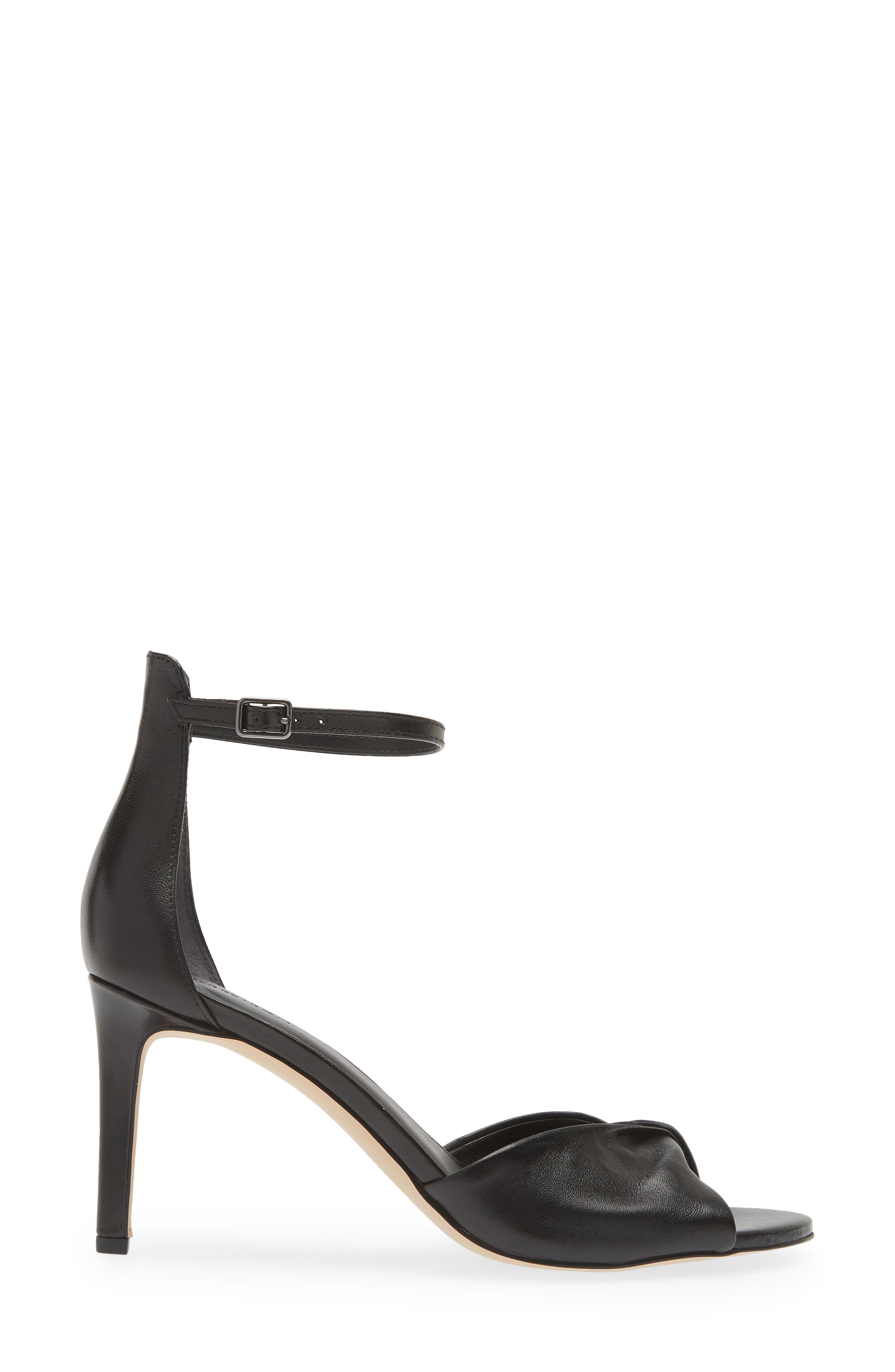 Nordstrom Anders Ankle Strap Sandal, Alternate, color, Black