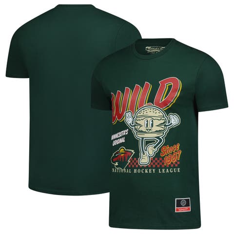 Men's Mitchell & Ness Green Minnesota Wild Local Food T-Shirt