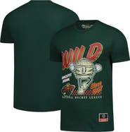 Mitchell & Ness Men's Mitchell & Ness Green Minnesota Wild Local Food T-Shirt