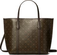 Tory Burch Small Perry Coated Canvas Tote