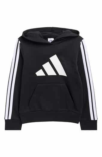 adidas Cotton Fleece 3-Stripe Sweatshirt