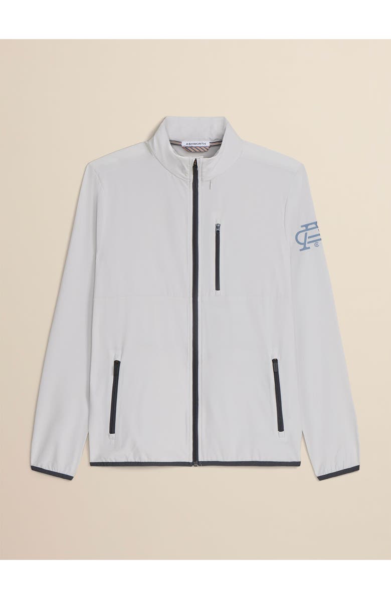 ASHWORTH GOLF AG Packable Jacket, Main, color, Stone Grey