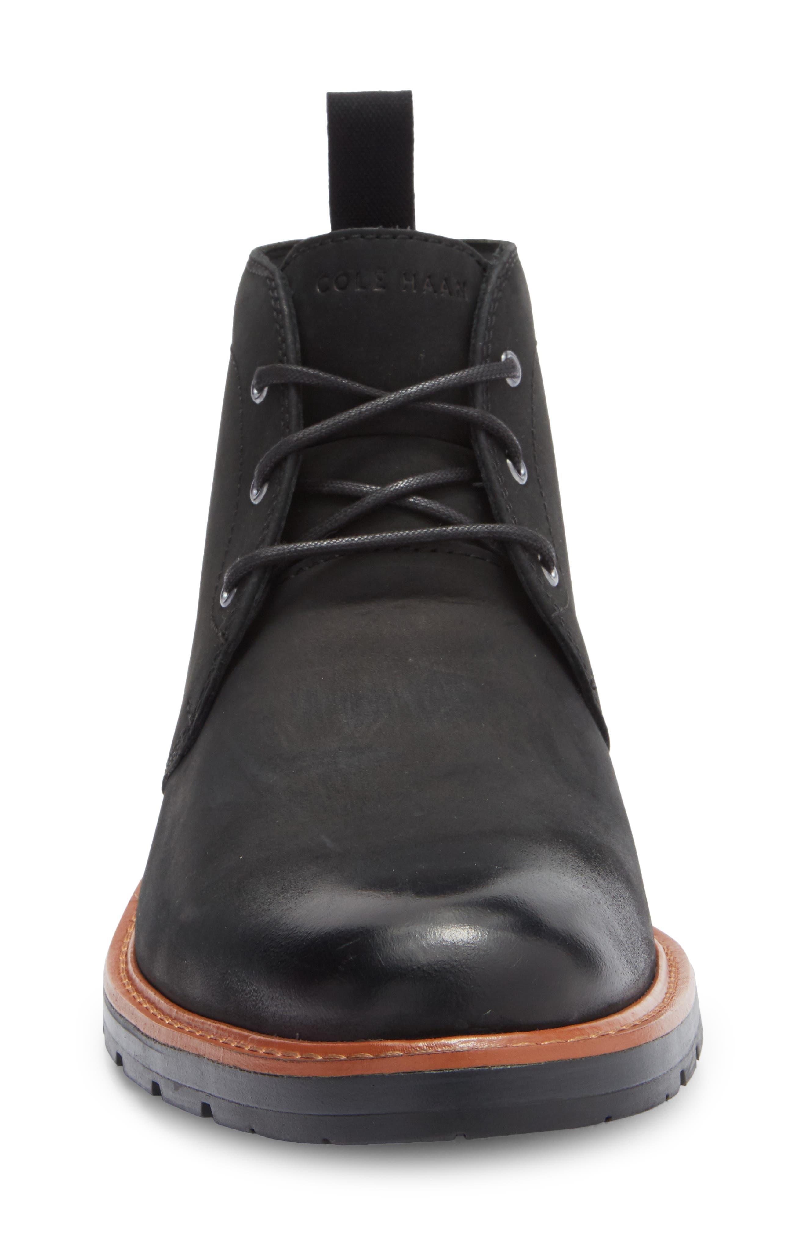 Cole Haan Chamberlin Grand Chukka Boot, Alternate, color, Black Nubuck/ Black