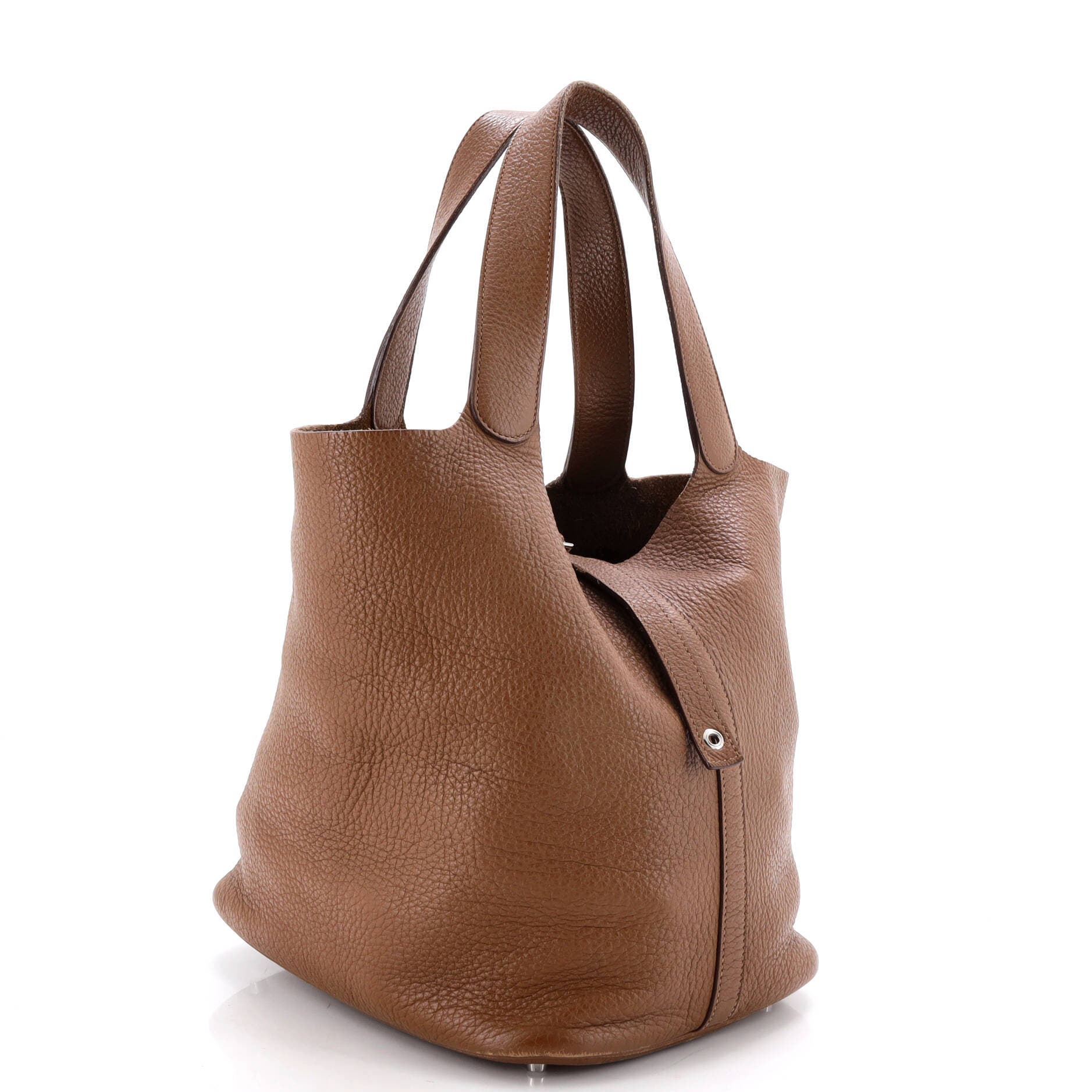 Pre-Owned Hermes Picotin Lock Bag Clemence GM, Alternate, color, Alezan