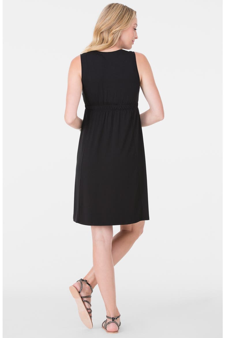 Maternity Tank Dress, Alternate, color, JET BLACK