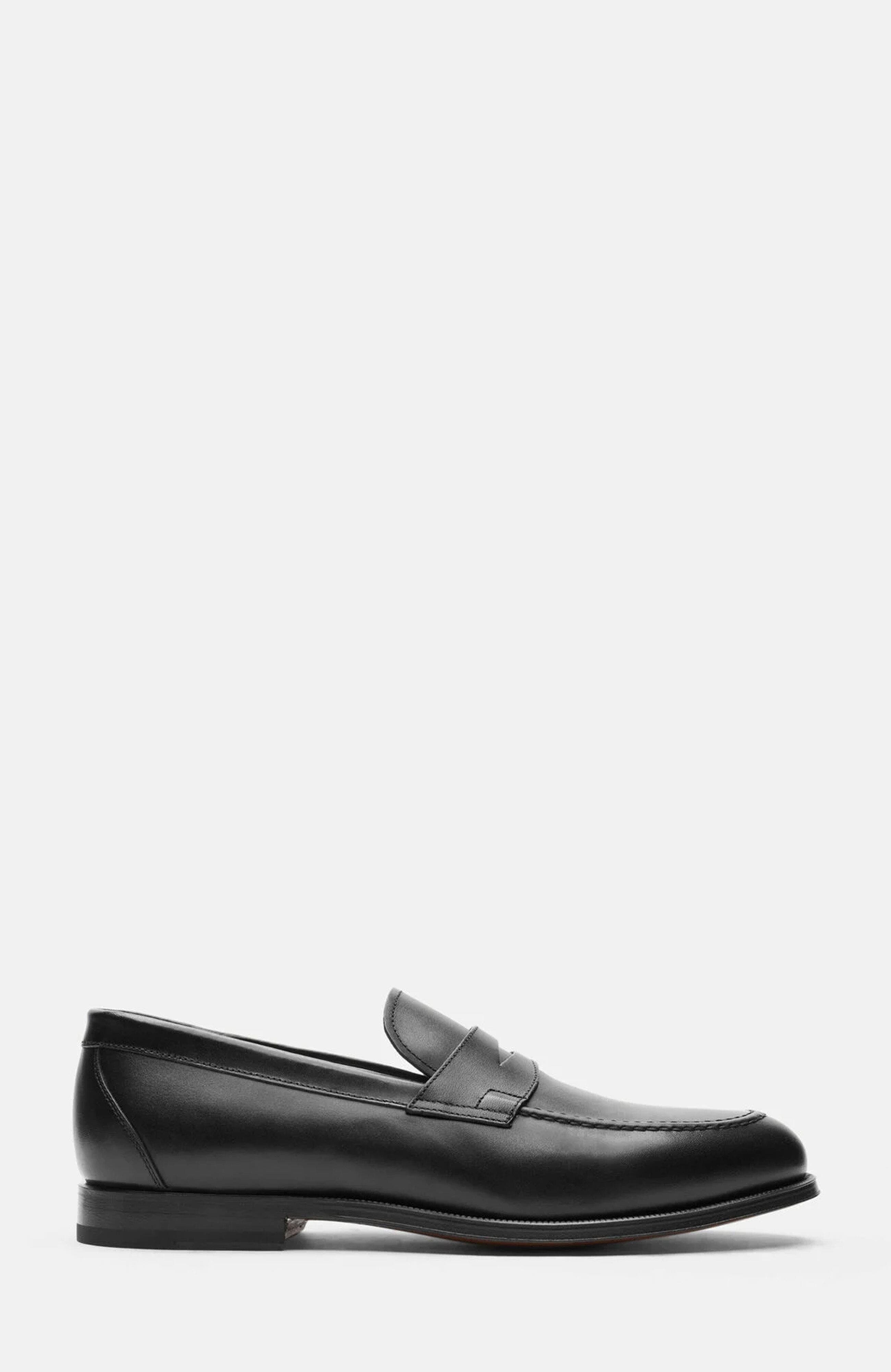 SCAROSSO Stefano Loafers, Alternate, color, Black - Calf