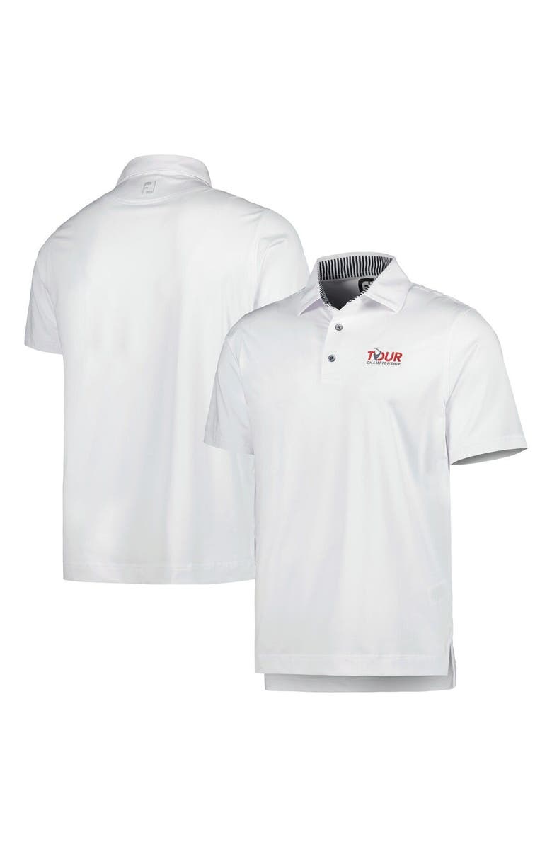 FOOTJOY Men's FootJoy White TOUR Championship ProDry Polo, Main, color, 