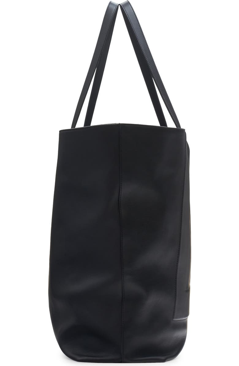 Dolce&Gabbana DG Logo Leather Tote, Alternate, color, Nero