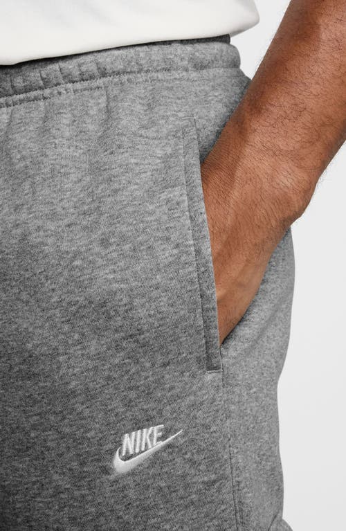 Nike Club Fleece Cargo Sweatpants In Gray