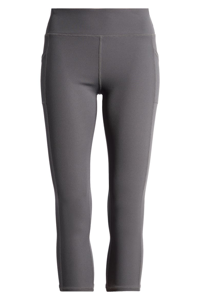 Studio Lite Print High Waist 7/8 Leggings, Main, color, GREY- BLACK SHANNO PRINT