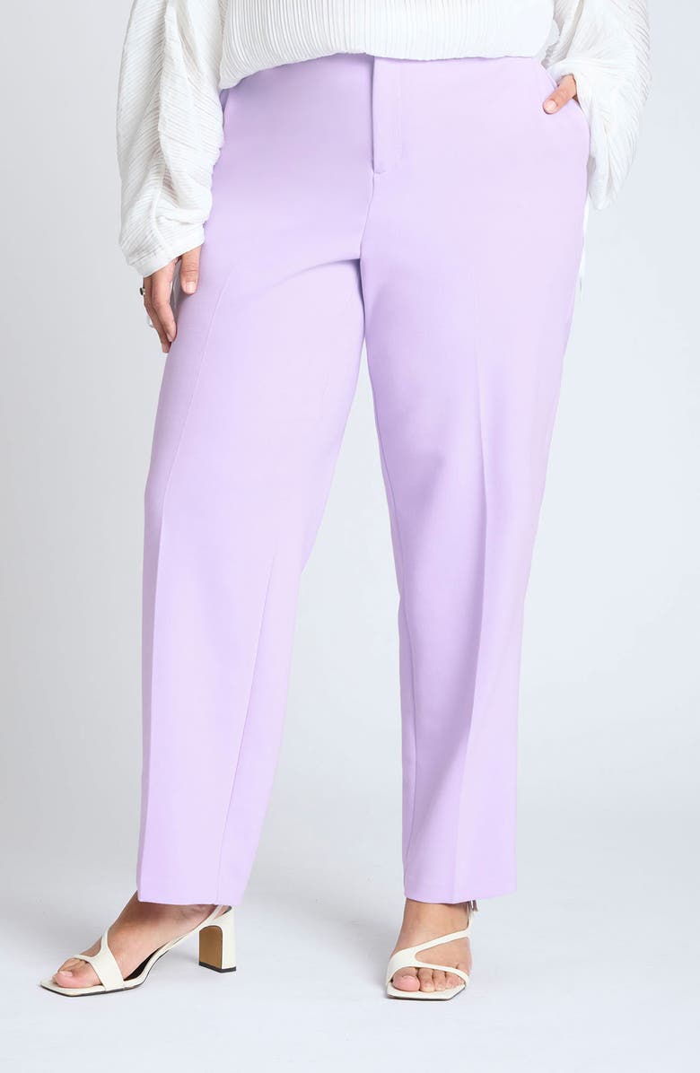 ELOQUII The 365 High Waist Straight Leg Pants, Main, color, 