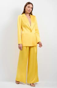 Trina Turk Giardino Satin Blazer