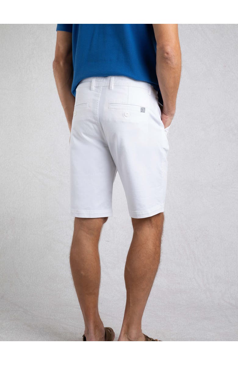 Weird Fish Rayburn Flat Front Shorts, Alternate, color, White