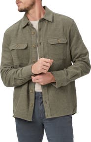 PAIGE Wilbur Cotton Twill Overshirt
