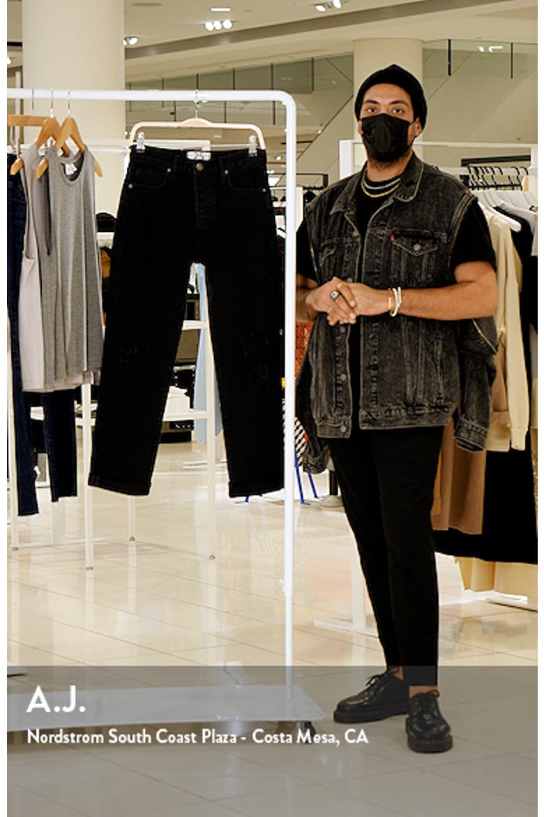 Bren Distressed Boyfriend Jeans video