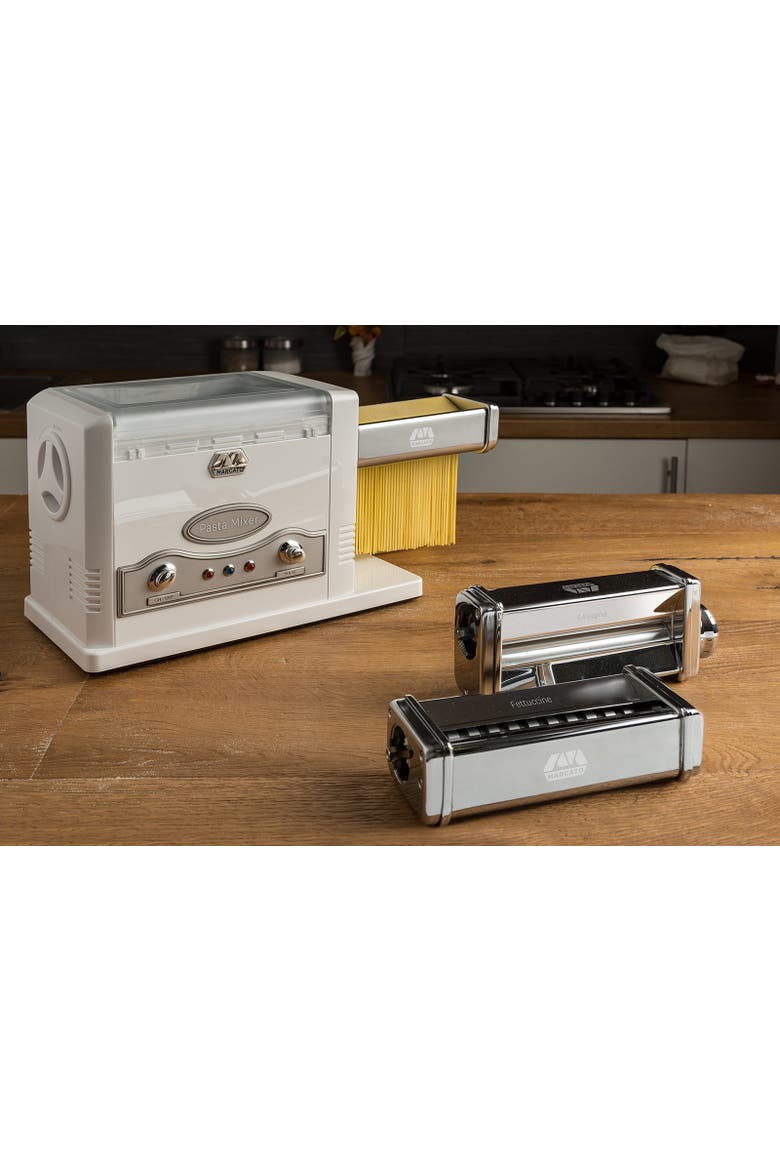 Electric Pasta Fresca Machine, Includes Lasagna, Fettuccine, Tagliolini, Alternate, color, Silver