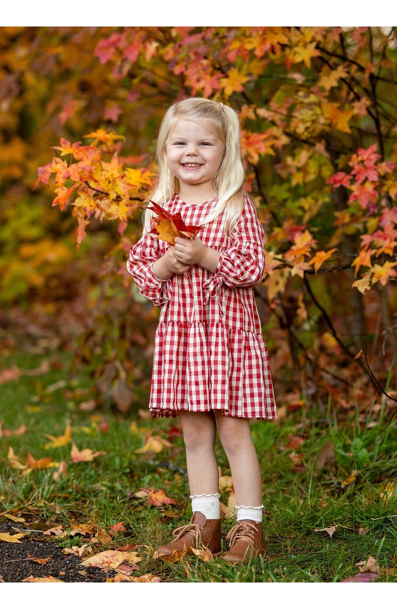 Mabel + Honey Tis' the Season Dress, Alternate, color, Checkered, Red