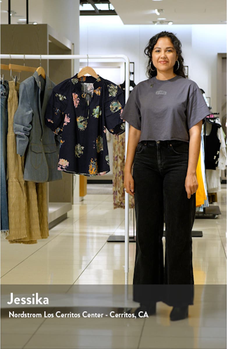 Bright Spot Smocked Neck Top, sales video thumbnail