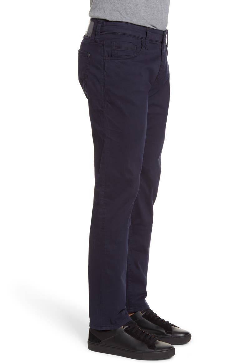 Jake Skinny Fit Twill Pants, Alternate, color, DARK NAVY TWILL