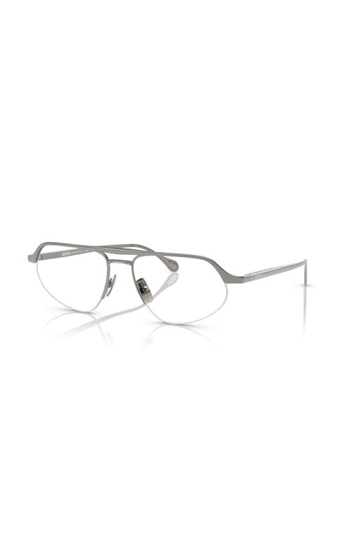 Ferrari 55mm Irregular Optical Glasses In Gray