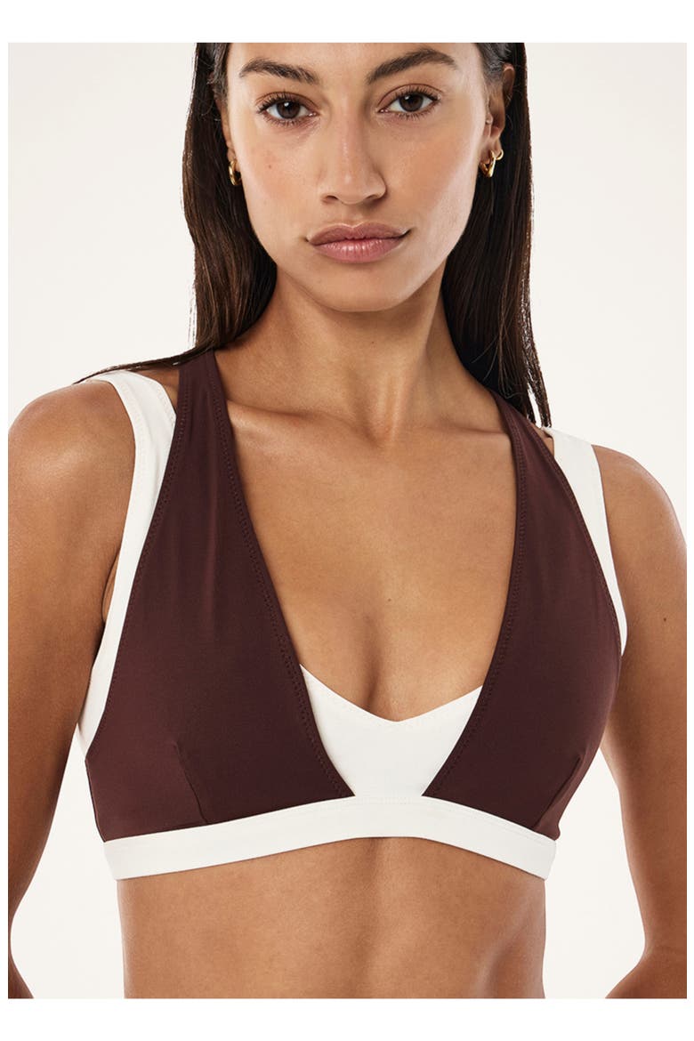 Unity Sports Bra, Alternate, color, MAHOGANY/ WHISPER WHITE