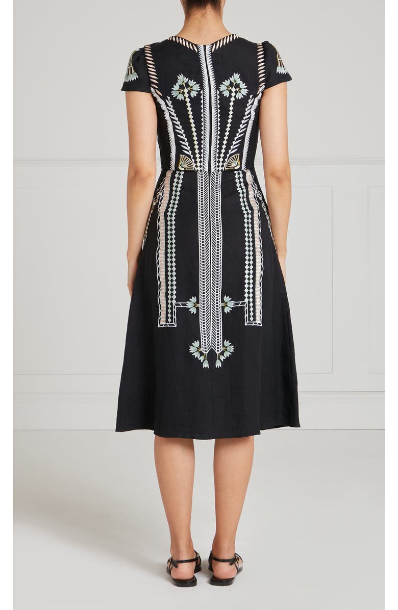 Temperley London Avalon Dress, Alternate, color, Black
