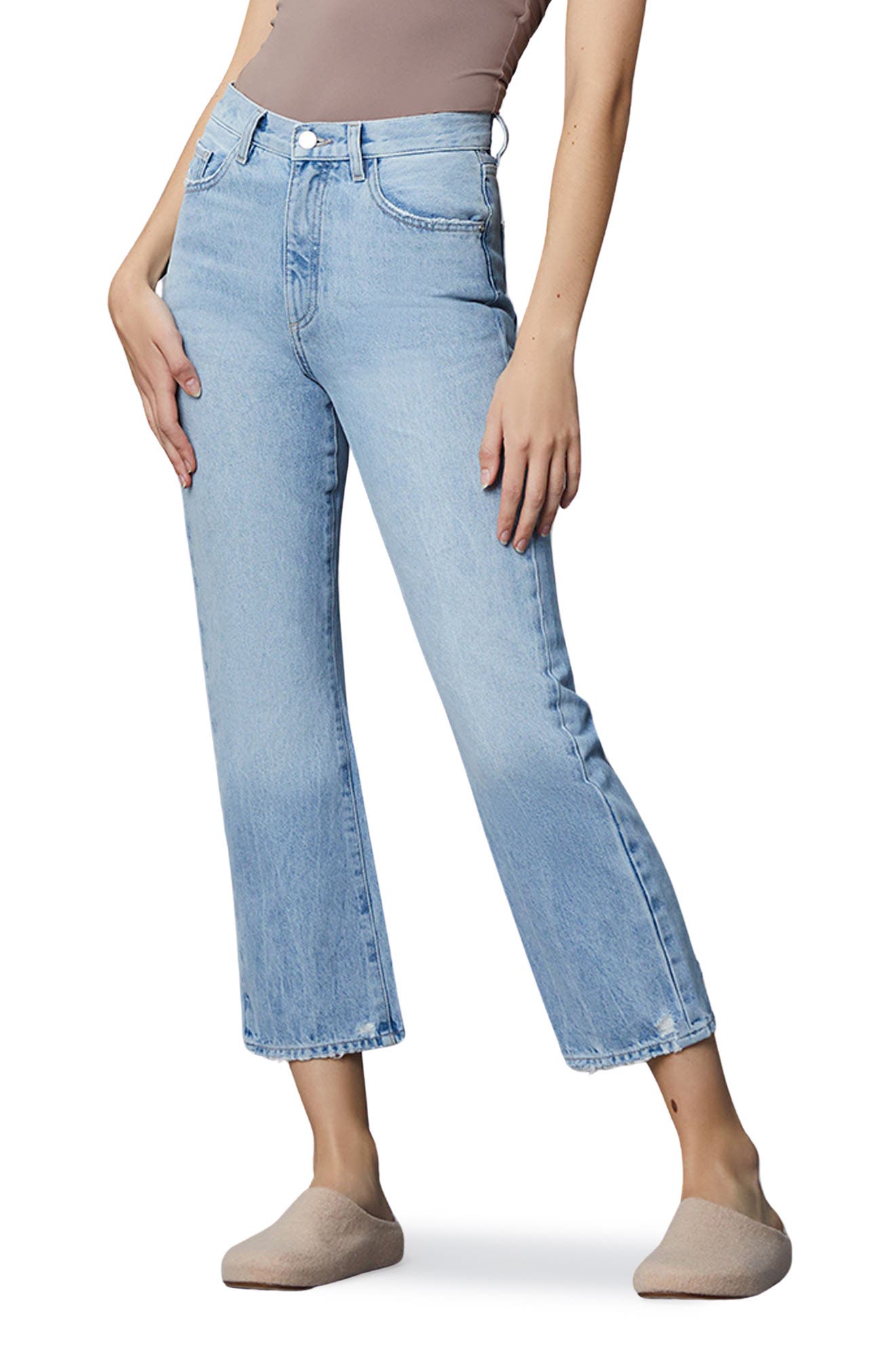 Emilie Straight Leg Crop Jeans